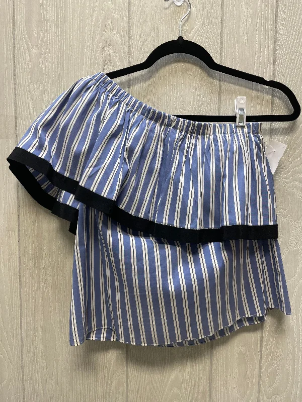 Top Sleeveless By Milly In Striped Pattern, Size: M