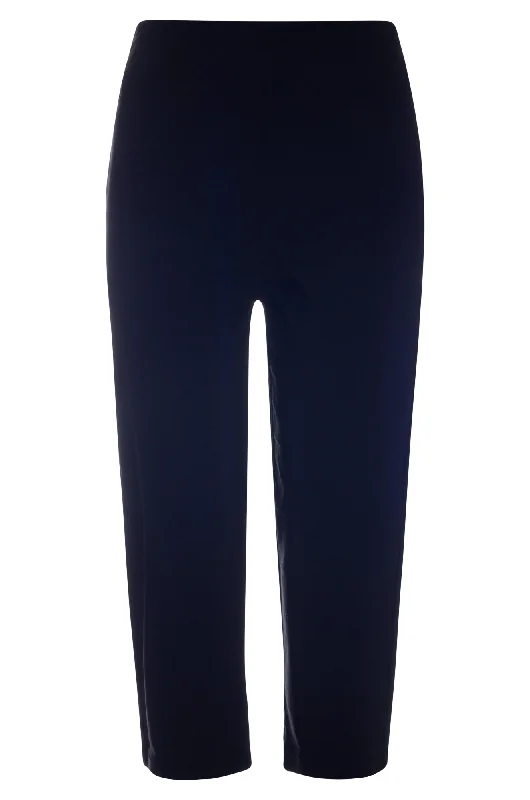 Micro Stretch Mid Calf Pants | BLACK | 2146AR