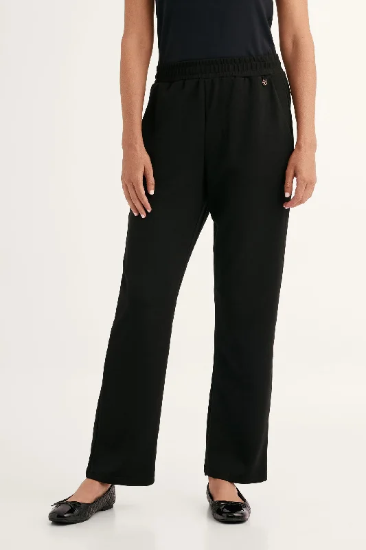 Pantalon athlétique taille haute jambe droite Modal - Femme