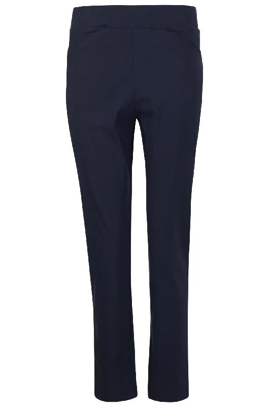 Platinum Bengaline Capri Pants | NAVY | 6305A1