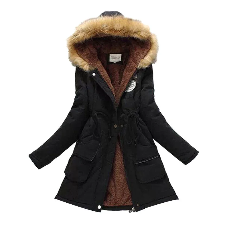 2018 New Parkas Female Women Winter Coat Thickening Cotton Winter Jacket Womens Outwear Parkas for Women Winter