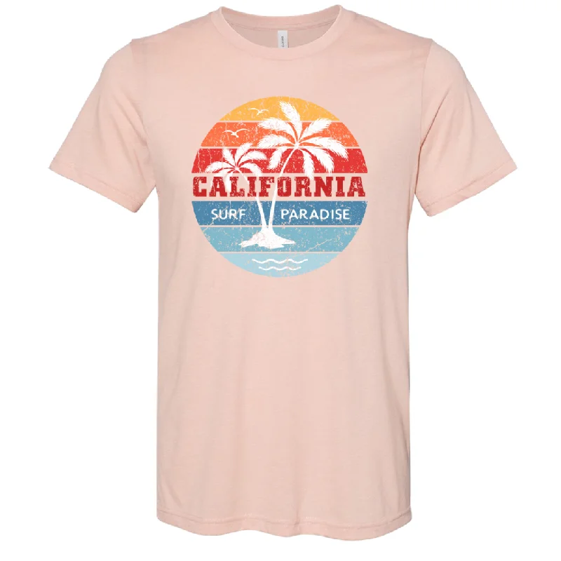 California Surf Paradise Asst Colors Sueded Tee