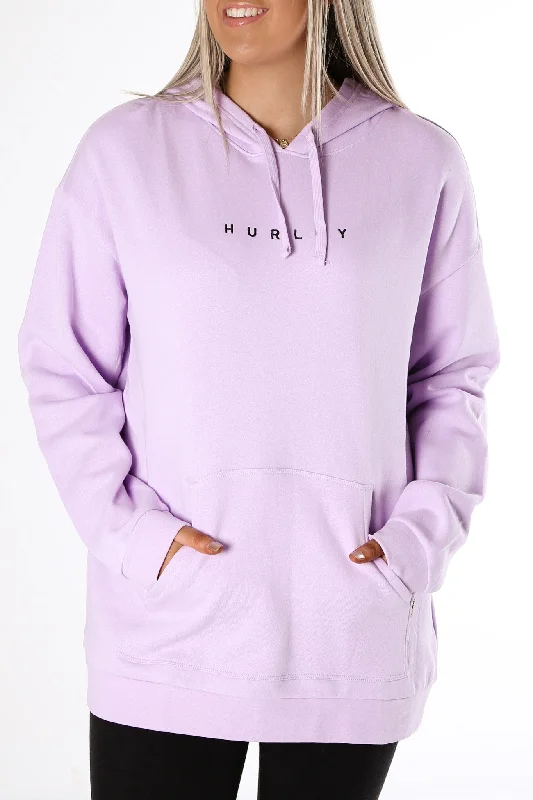 Morning Dew Oversized Hoodie Lilac