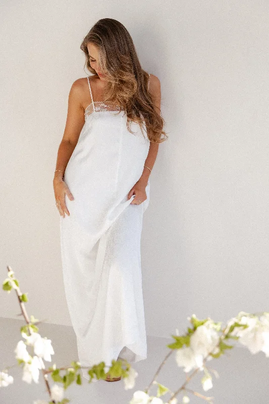 Alisha Maxi Dress - White