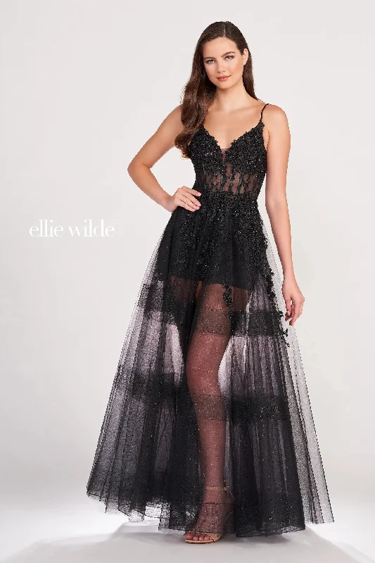 Ellie Wilde EW34032 Prom Formal Evening Long Gown